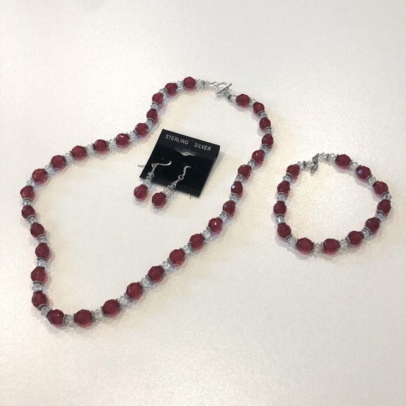 Sterling Silver Necklace Set - Picture 1 of 5